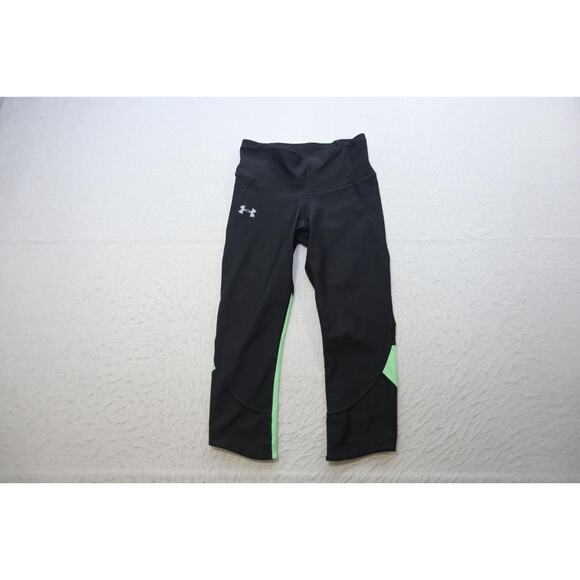 Under Armour Capri Leggings HeatGear Compression Pants Womens Size Small - Picture 1 of 6